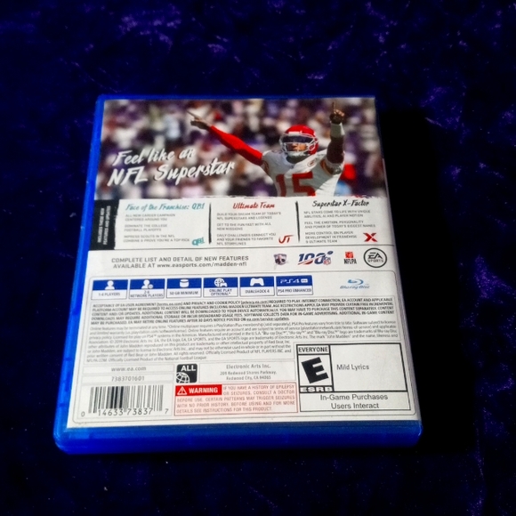 Lot 38 Ps4 Madden 20 NFL GAME - Picture 4 of 4